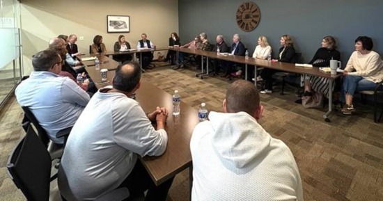 Gov. Pillen, Senators and Agency Leaders Part of Lexington Leaders Meeting & Big Mac Announcement